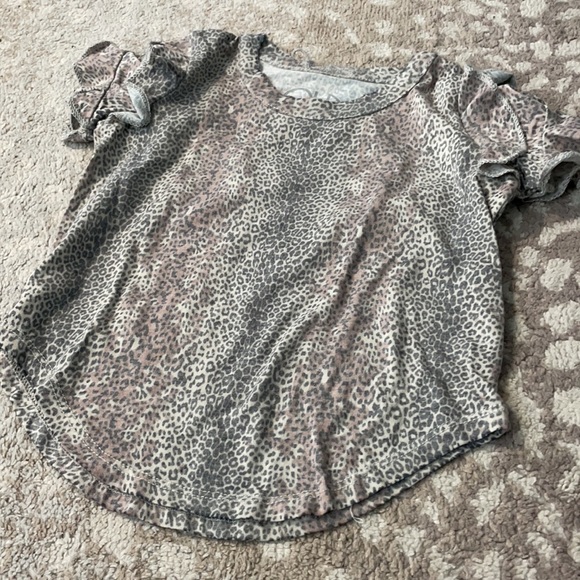 Chaser Girls leopard print ruffle skort with matching tee - Picture 4 of 8